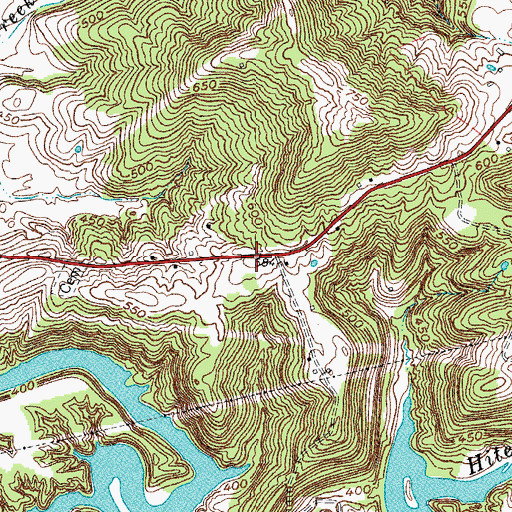 Topographic Map of First Coal Oil Production Historical Marker, KY