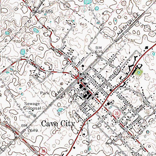 Topographic Map of General Joseph Horace Lewis Historical Marker, KY