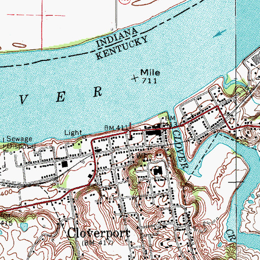 Topographic Map of Lincoln Family Historical Marker, KY