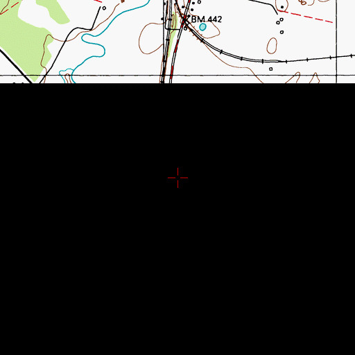 Topographic Map of Salt River Furnace Historical Marker, KY