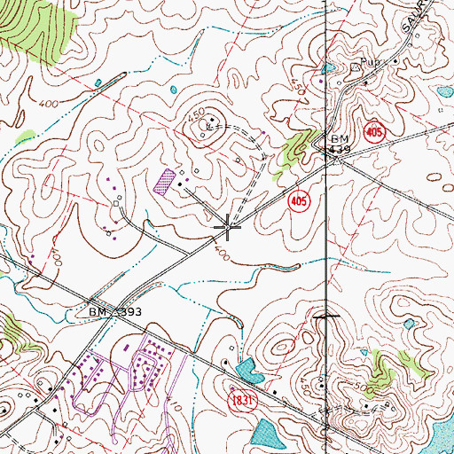 Topographic Map of Home Of Thomas Clay Historical Marker, KY