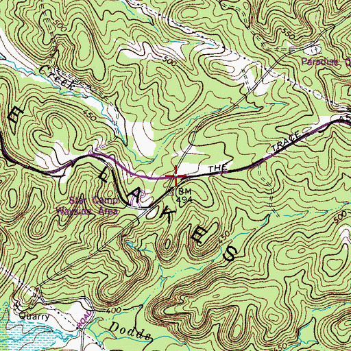 Topographic Map of Governor Keen Johnson Historical Marker, KY