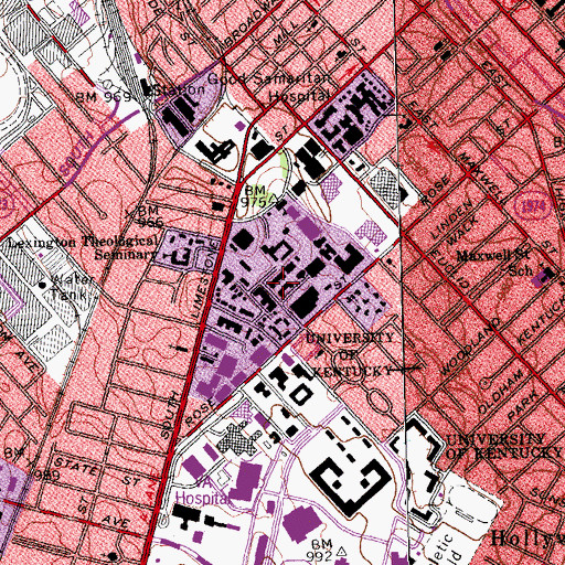Topographic Map of WBKY-WUKY Historical Marker, KY