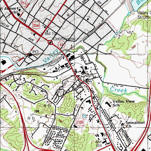 Topographic Map of Morgans Second Raid Historical Marker, KY