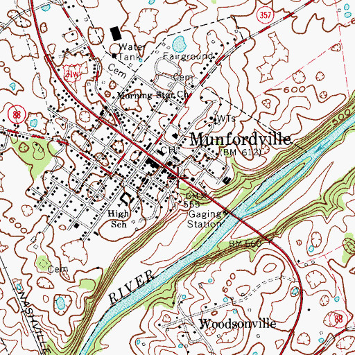 Topographic Map of Thelma Hawkins Stovall Historical Marker, KY