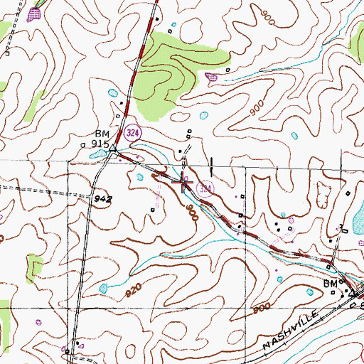 Topographic Map of Charles Young Birthplace Historical Marker, KY