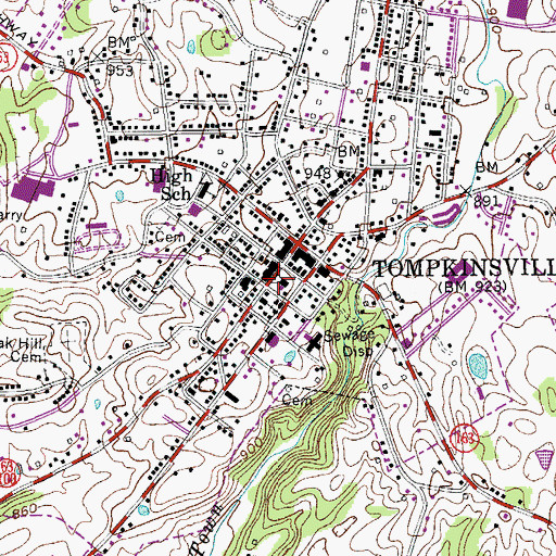 Topographic Map of Monroe County Historical Marker, KY