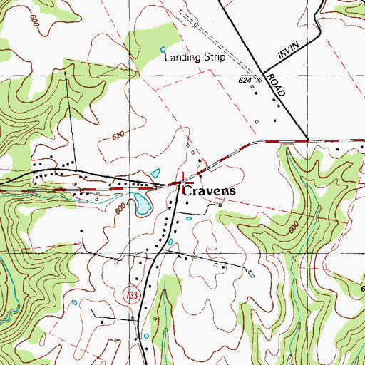 Topographic Map of First Cedar Creek Baptist Church Historical Marker, KY