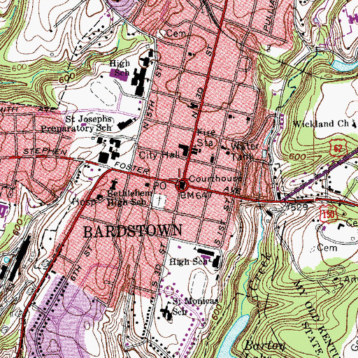 Topographic Map of Successful Amputation Historical Marker, KY