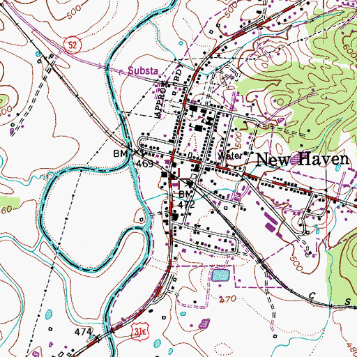 Topographic Map of Steam Engine 152 Historical Marker, KY