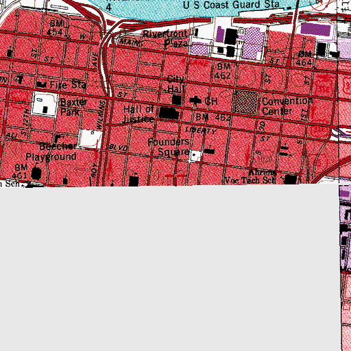 Topographic Map of Prentice School Historical Marker, KY