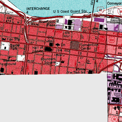 Topographic Map of Cathedral of the Assumption Historical Marker, KY