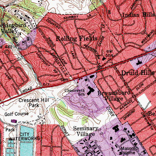 Topographic Map of Early Blacksmith Shop Historical Marker, KY