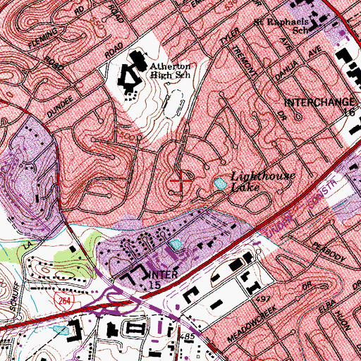 Topographic Map of Hayfield Historical Marker, KY