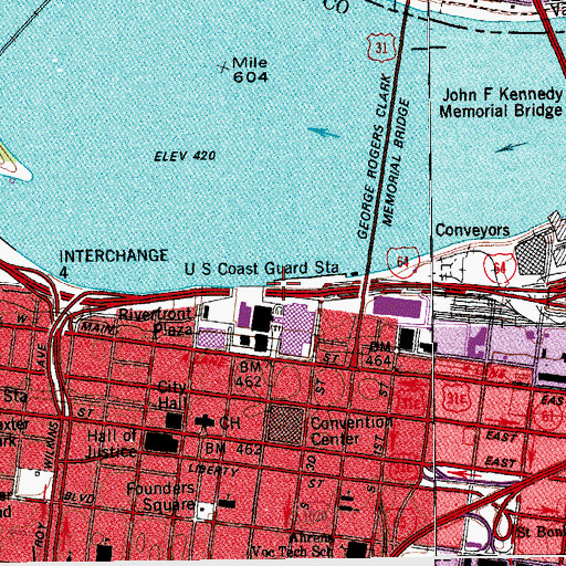 Topographic Map of York Historical Marker, KY