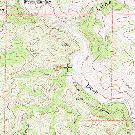 Topographic Map of Willow Creek, CA