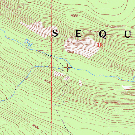 Topographic Map of Willow Creek, CA