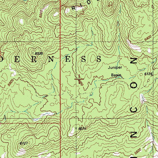 Topographic Map of Cement Cabin, AZ