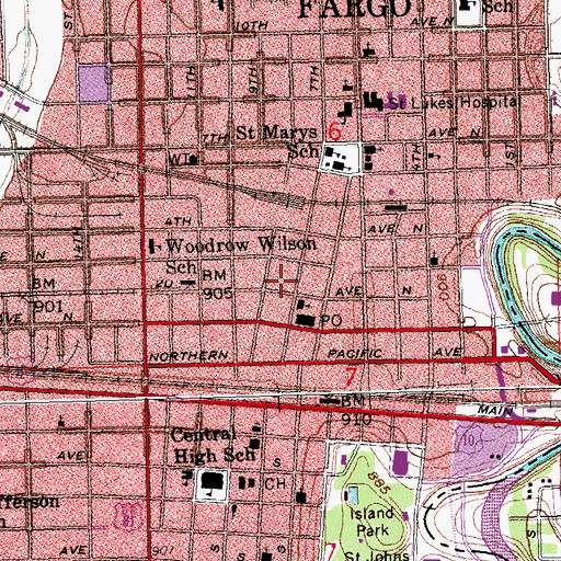 Topographic Map of Klai Juba Arch and Landscape Arch Library, ND