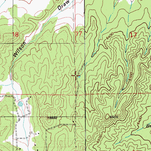 Topographic Map of Cabin Tank, AZ