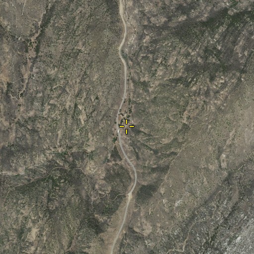 Aerial/Satellite Image of Yellow Rose Spring, CA