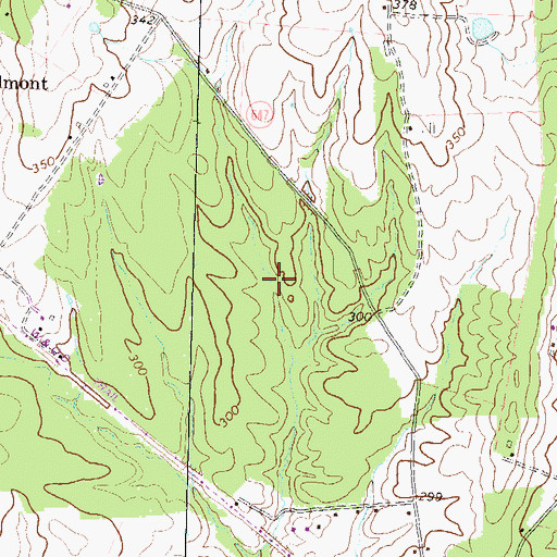 Topographic Map of Ashburn District, VA