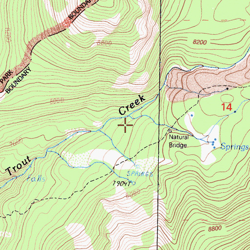 Topographic Map of Malpais Creek, CA