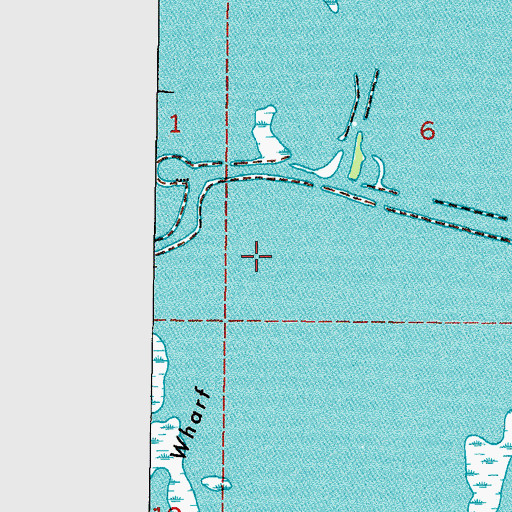 Topographic Map of Bayou Caiman (historical), LA