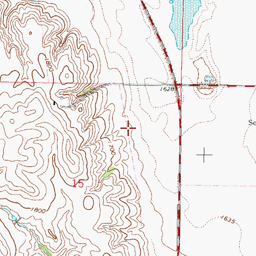 Topographic Map of Science and Academics Building, ND