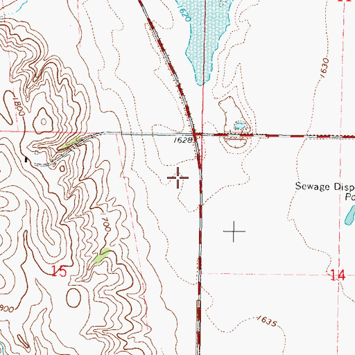Topographic Map of Entrepreneurial Center, ND