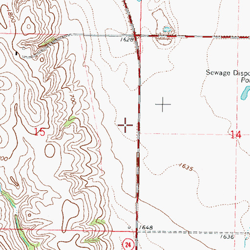 Topographic Map of Transit Building, ND