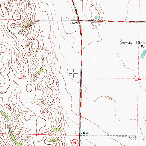 Topographic Map of Transit Building, ND