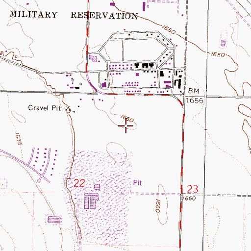 Topographic Map of Science and Technology Center, ND