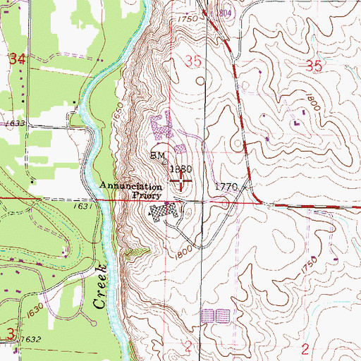 Topographic Map of Greg Butler Hall, ND