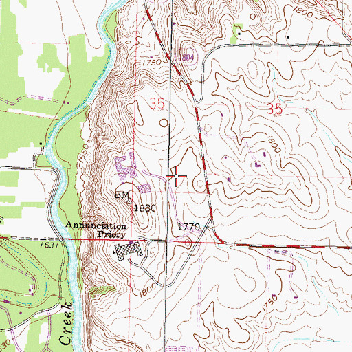 Topographic Map of Hegeholz Field, ND