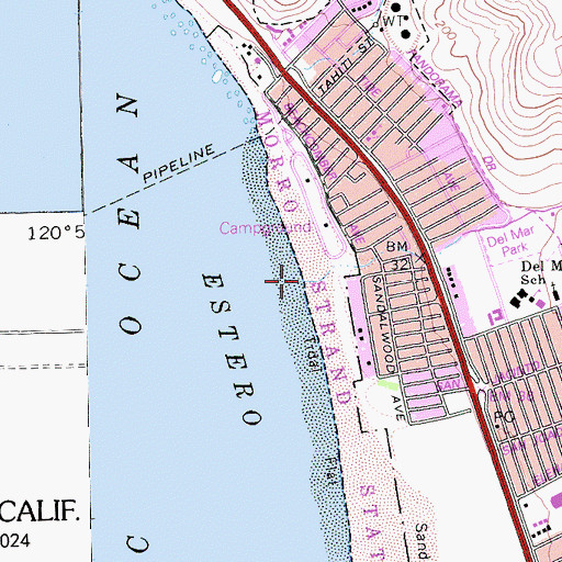 Topographic Map of Alva Paul Creek, CA
