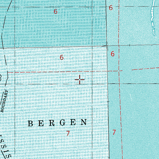 Topographic Map of Middle Slough, WI