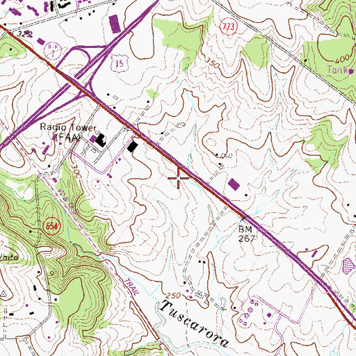 Topographic Map of Church of the Holy Spirit, VA