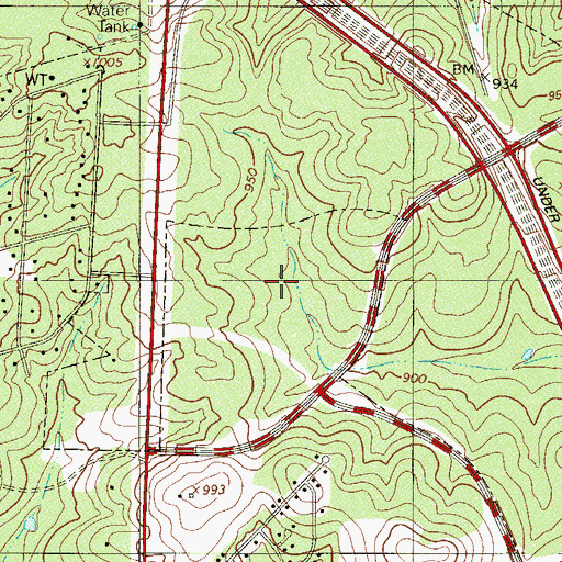 Topographic Map of Northwest Vista College, TX
