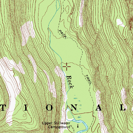 Topographic Map of Upper Stillwater Reservoir, UT