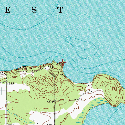 Topographic Map of Eagle Point, MN