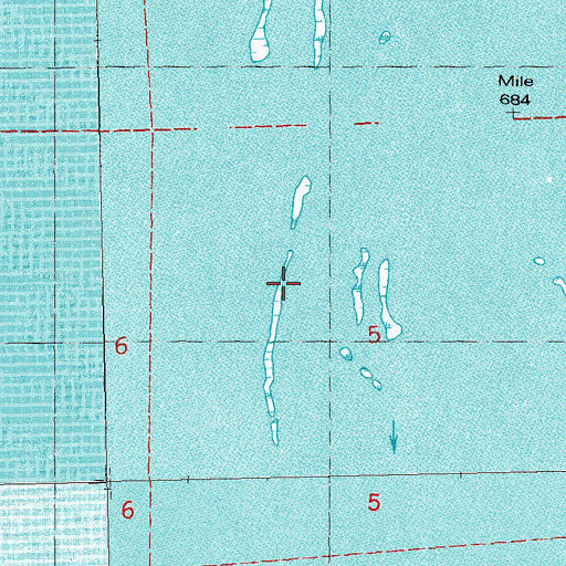 Topographic Map of Pumpkinseed Island, WI