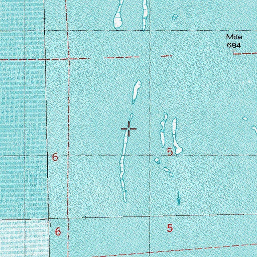 Topographic Map of Pumpkinseed Island, WI