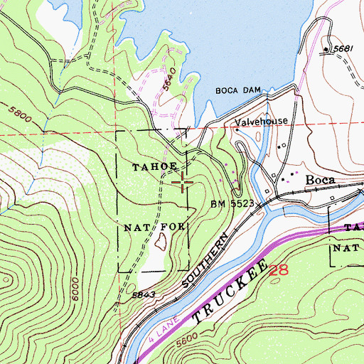 Topographic Map of CCC Camp, CA