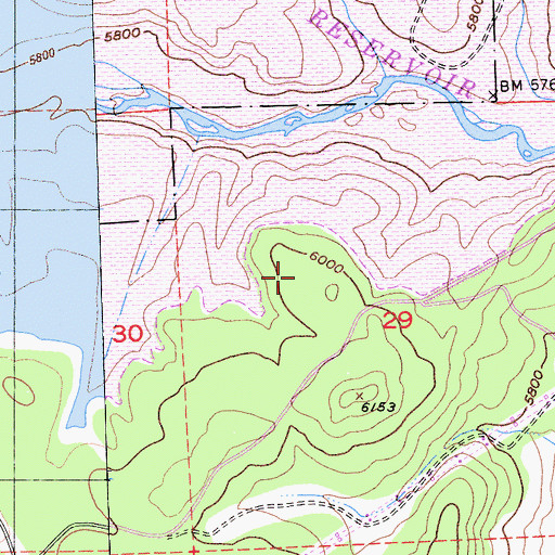Topographic Map of Emigrant Group Campground, CA