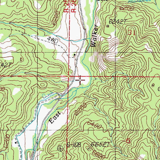 Topographic Map of Williams Stage Station Historical Site, CA