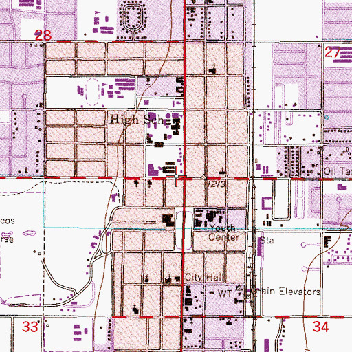 Topographic Map of Chandler, AZ