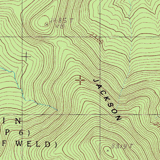 Topographic Map of Township 6 North of Weld, ME