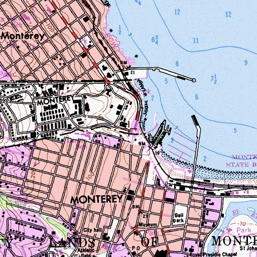 Topographic Map of Junipero Creek, CA
