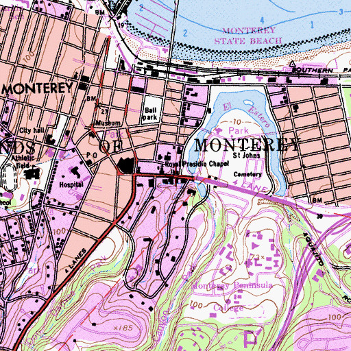 Topographic Map of Iris Canyon Creek, CA